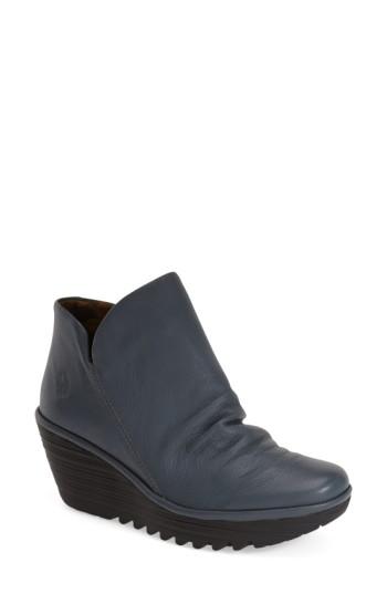 Women's Fly London 'yip' Wedge Bootie .5-6us / 36eu - Grey