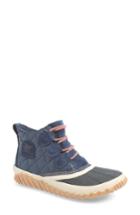 Women's Sorel Out 'n' About Plus Camp Waterproof Bootie M - Blue