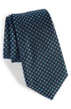 Men's Nordstrom Men's Shop Oxford Dot Silk Tie, Size - Black