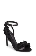 Women's Tony Bianco Katy Ruffle Sandal M - Black