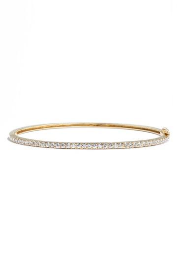 Women's Bony Levy 'stackable' Large Skinny Diamond Bangle (nordstrom Exclusive)