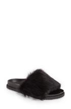 Women's Topshop Faux Fur Slide Sandal