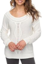 Women's Roxy Choose To Shine Sweater - White