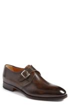 Men's Dibianco Gallo Monk Strap Shoe M - Brown