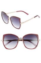Women's Chelsea28 Ellie 55mm Sunglasses - Milky Grey Purple