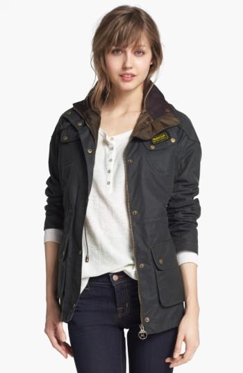 Women's Barbour Hawkstone Parka Us / 10 Uk - Green