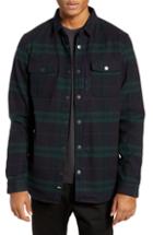 Men's Globe Clifton Long Sleeve Flannel Shirt - Green