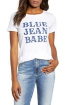 Women's Lucky Brand Blue Jean Babe Tee - White