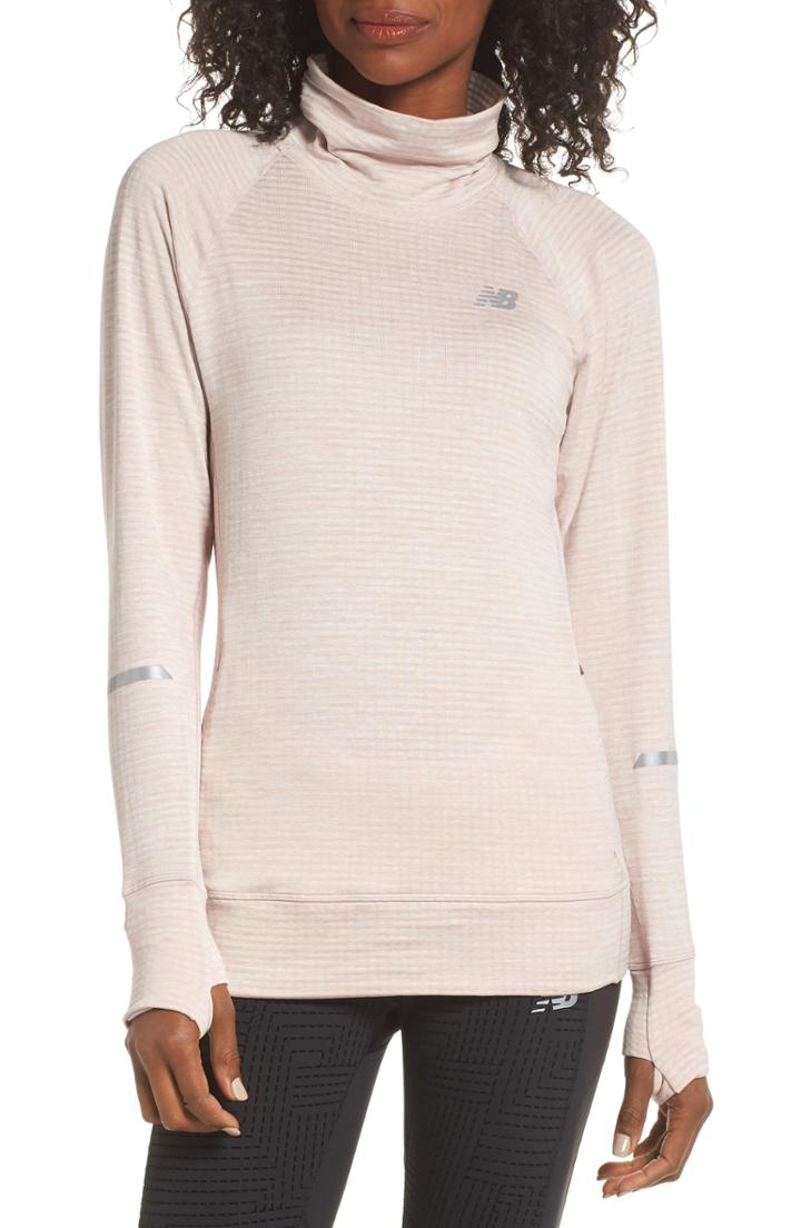 Women's New Balance Heat Quarter-zip Top - Pink