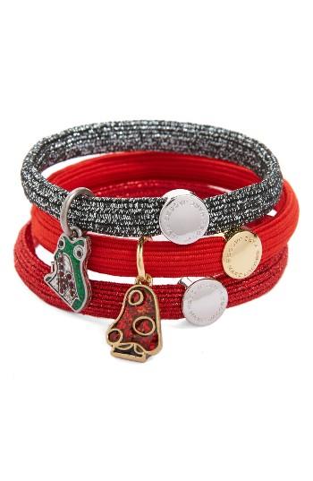 Marc Jacobs Mushroom Set Of 3 Ponytail Holders