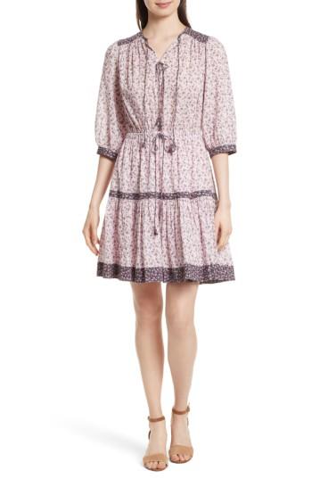 Women's La Vie Rebecca Taylor Petit Mirande Dress - Burgundy