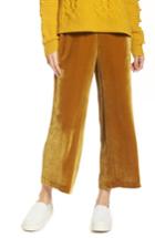 Women's Madewell Velvet Pants - Yellow