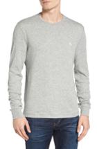 Men's Original Penguin Reversible Long Sleeve T-shirt, Size - Grey