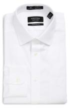 Men's Nordstrom Men's Shop Smartcare(tm) Traditional Fit Stripe Dress Shirt 33 - White