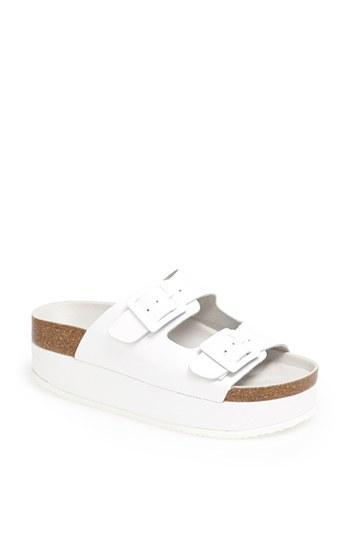 Topshop 'fang' Sandal White