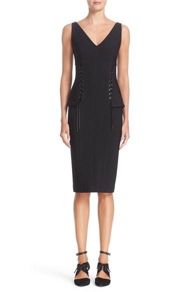 Women's Yigal Azrouel Lace-up Bustier Dress