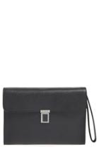 Men's Ermenegildo Zegna Calfskin Leather Pouch -