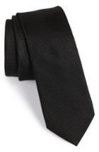 Men's Nordstrom Men's Shop Oxford Solid Silk Skinny Tie