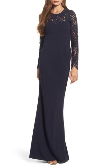 Women's Lulus Whenever You Call Maxi Dress - Blue
