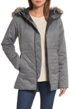Women's The North Face Harway Heatseeker(tm) Water-resistant Jacket With Faux Fur Trim - Grey