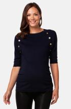 Women's Rosie Pope 'hepburn' Maternity Sweater - Blue