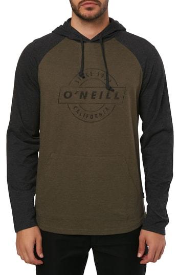 Men's O'neill Mateo Pullover Hoodie - Green