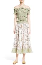 Women's Rebecca Taylor Off The Shoulder Maxi Dress