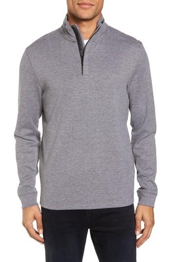 Men's Boss C-piceno Quarter Zip Fleece Pullover
