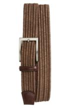 Men's Torino Belts Braided Cotton Belt - Cognac