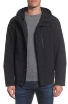 Men's Marc New York Stratus Waterproof Hooded Rain Jacket - Black