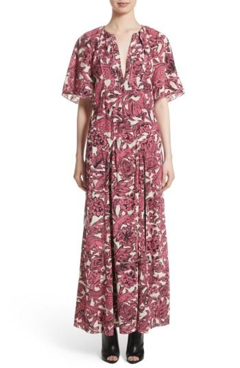 Women's Burberry Hallie Silk Dress - Pink