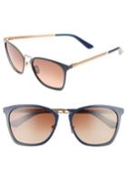 Women's Calvin Klein 54mm Square Sunglasses - Navy