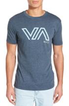 Men's Rvca Graphic T-shirt, Size - Blue