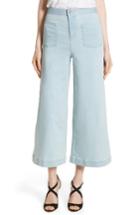 Women's Alice + Olivia Johnny High Waist Flare Ankle Jeans - Blue