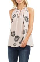 Women's Vince Camuto Chateau Sketch Floral Blouse, Size - Ivory