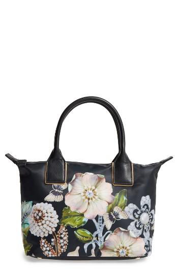 Ted Baker London Small Gem Gardens Nylon Tote -
