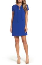 Women's Mary & Mabel Tie Front Minidress - Blue