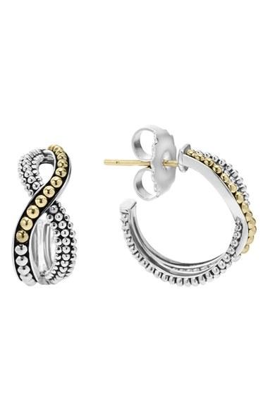 Women's Lagos Infinity Double Twist Hoop Earrings