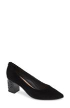 Women's Taryn Rose Marigold Pump .5 M - Black