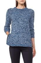 Women's Akris Punto Cotton Blend Knit Pullover - Blue