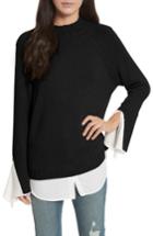 Women's Brochu Walker Remi Layered Pullover - Black