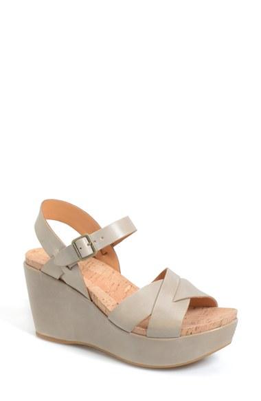 Women's Kork-ease 'ava 2.0' Platform Wedge Sandal M - Grey