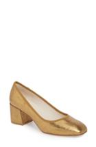 Women's Kenneth Cole New York Eryn Block Heel Pump M - Metallic