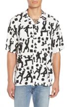 Men's Carhartt Work In Progress World Party Woven Shirt - White