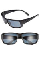 Men's Costa Del Mar Fantail 60mm Polarized Sunglasses - Blackout/ Grey