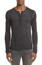 Men's John Varvatos Collection Silk Blend Henley