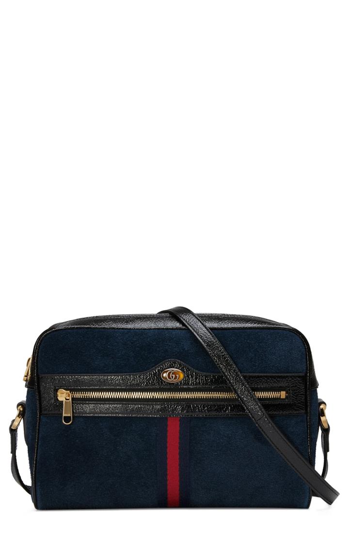 Gucci Ophidia Small Suede Crossbody Bag -