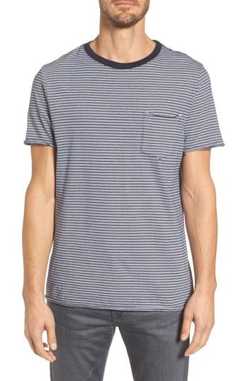 Men's Ag Anders Slim Pocket Crew Tee, Size - Blue