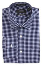 Men's Nordstrom Men's Shop Smartcare(tm) Traditional Fit Plaid Dress Shirt .5 32 - Purple