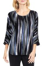 Women's Vince Camuto Colorful Peaks Top, Size - Black
